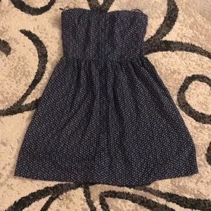 NWOT Gap Strapless Polka Dot Dress